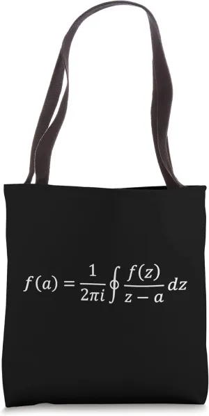 Cauchy integral, math complex analysis theorem Tote Bag