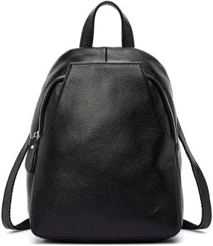 Charm Women Backpack 100% Genuine Leather Anti-theft Button Elegant Female Travel Bags ZCN0326
