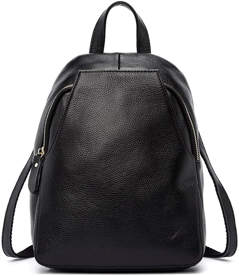 Charm Women Backpack 100% Genuine Leather Anti-theft Button Elegant Female Travel Bags ZCN0326