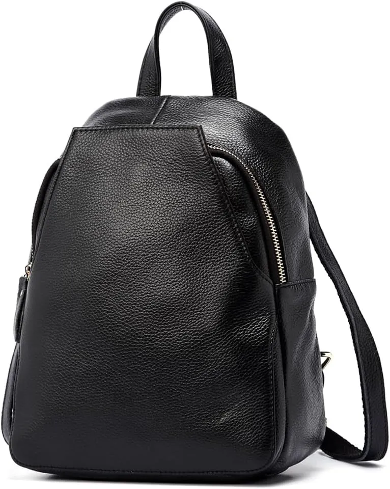 Charm Women Backpack 100% Genuine Leather Anti-theft Button Elegant Female Travel Bags ZCN0326
