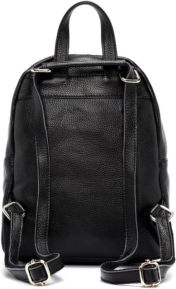 Charm Women Backpack 100% Genuine Leather Anti-theft Button Elegant Female Travel Bags ZCN0326