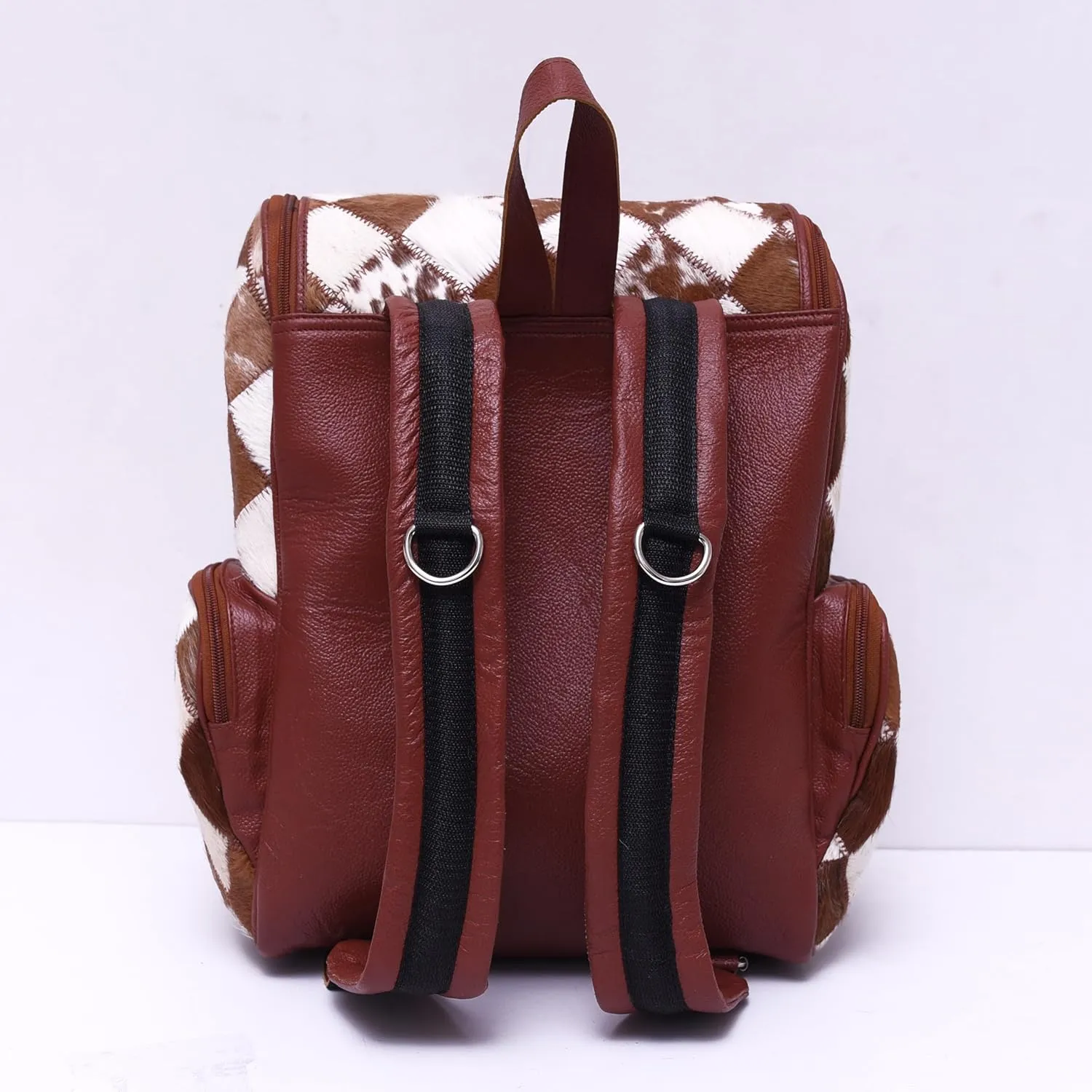 CHAYELL Cowhide Ideal Leather Bag with Laptop Compartment – Travel Bag, Western Diaper Bag for Women