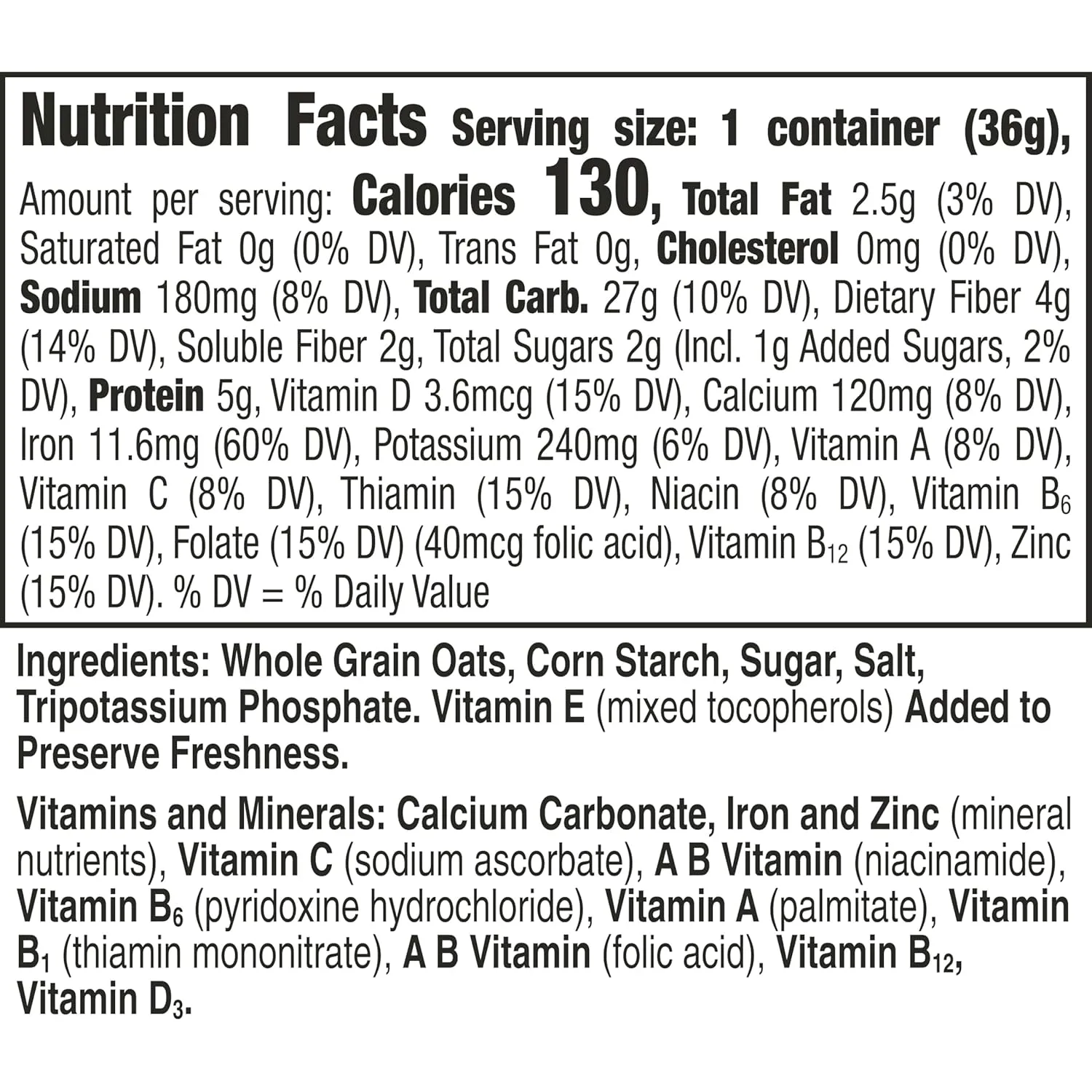 Cheerios Breakfast Cereal Cup, Gluten Free, Single Serve Cereal, 1.3 oz (Pack of 12)