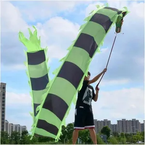 Chinese Dragon Dance 3D Dragon Poi Chinese Dragon Dance Festival Props Dragon Dance Accessories Stage Performance Dragon Ribbon Streamer Interesting