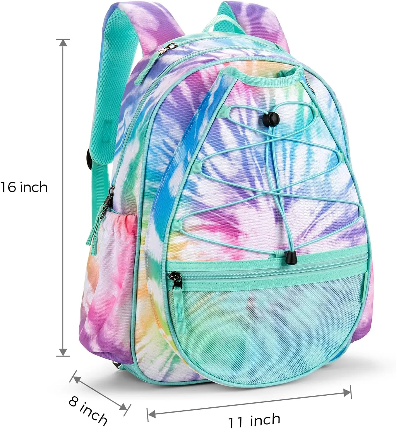 Choco Mocha Kids Tennis Bag, Kids Tennis Backpack Racket Bag, junior tennis bag 16 Inch