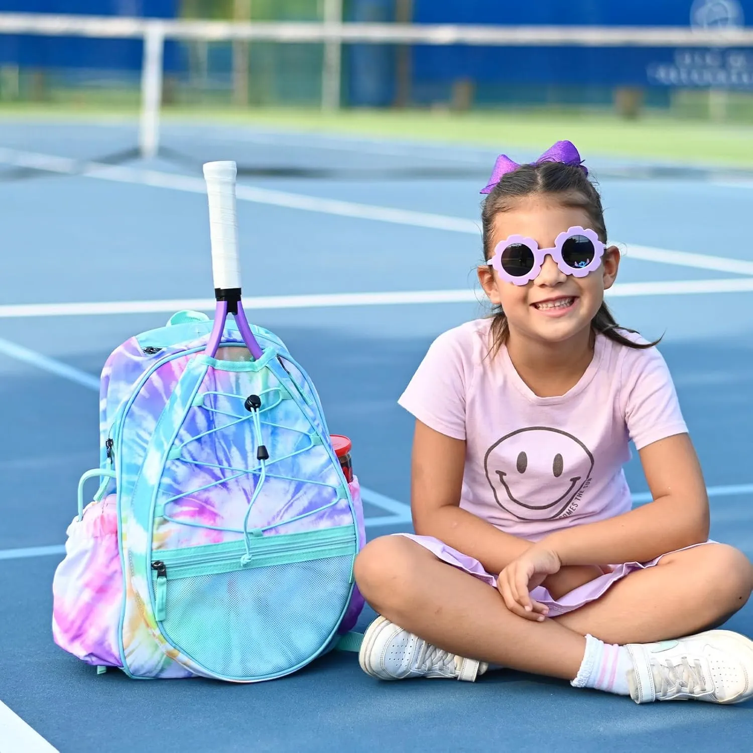 Choco Mocha Kids Tennis Bag, Kids Tennis Backpack Racket Bag, junior tennis bag 16 Inch