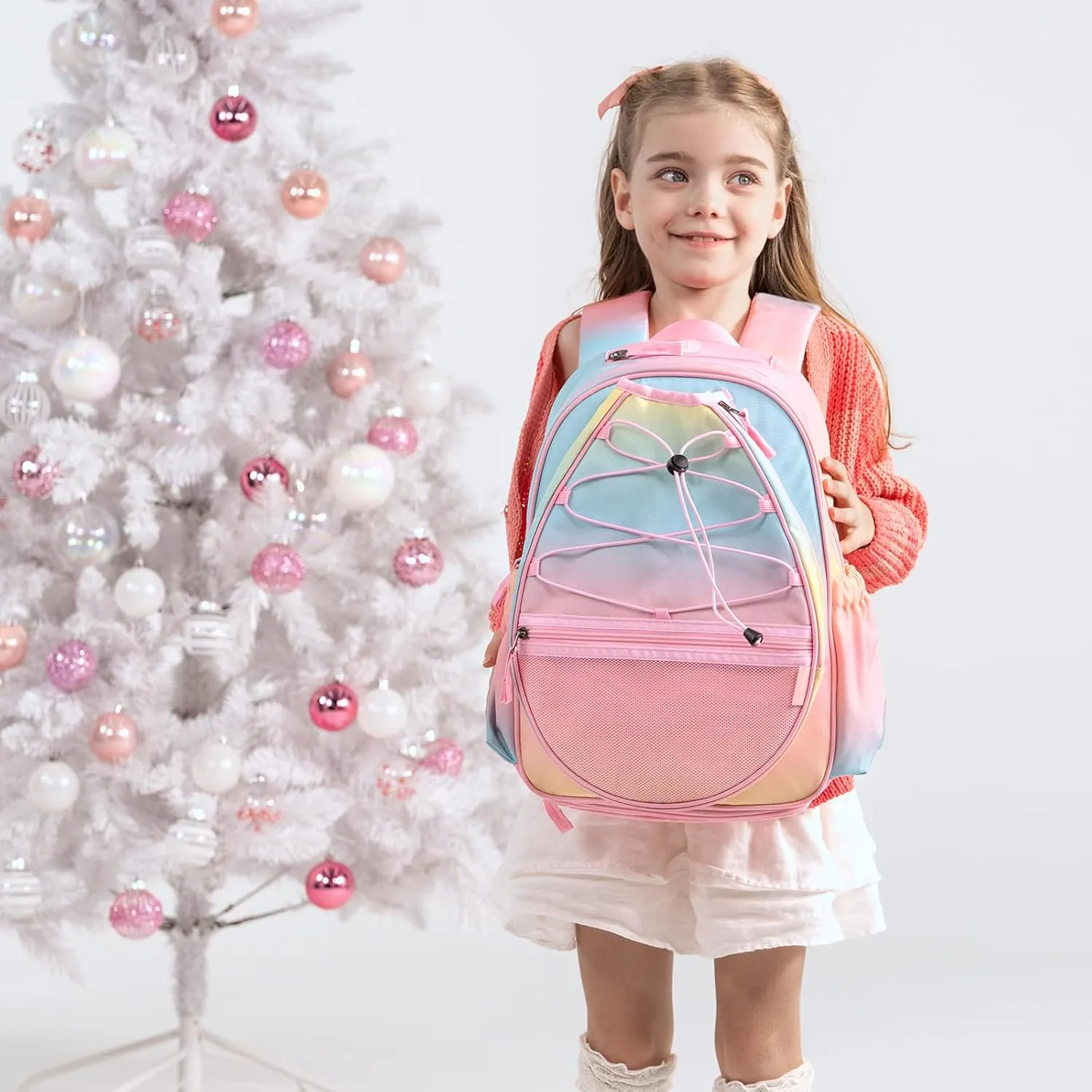 Choco Mocha Kids Tennis Bag, Kids Tennis Backpack Racket Bag, junior tennis bag 16 Inch