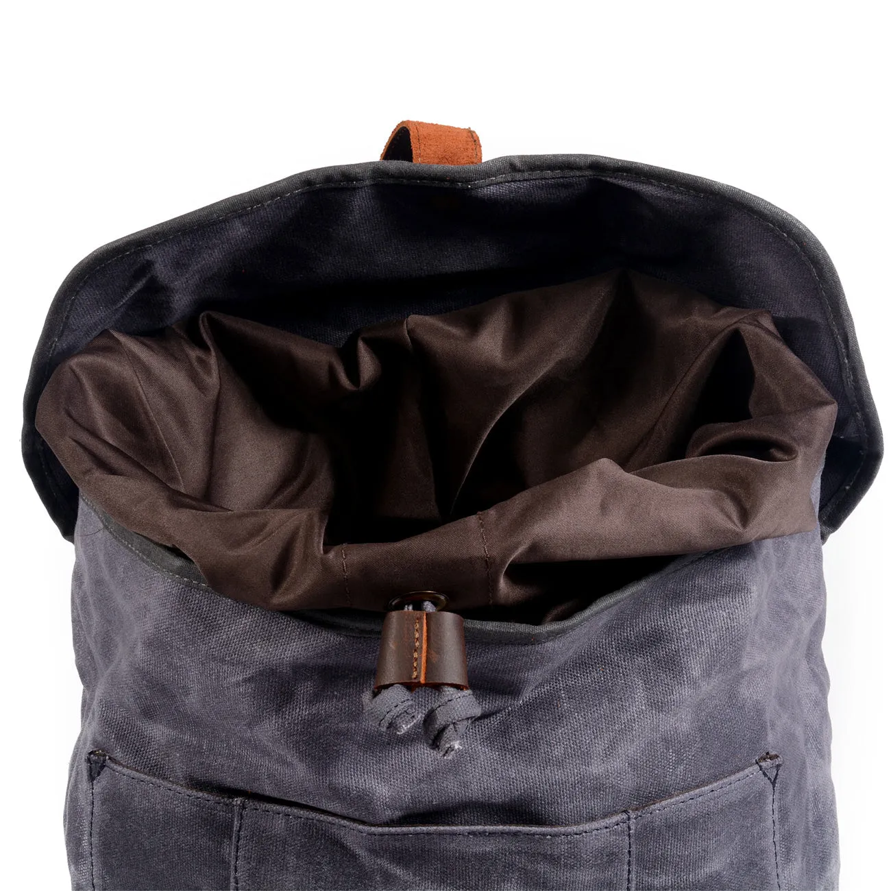 Classic Wax Canvas Backpack for Urban and Outdoor Use