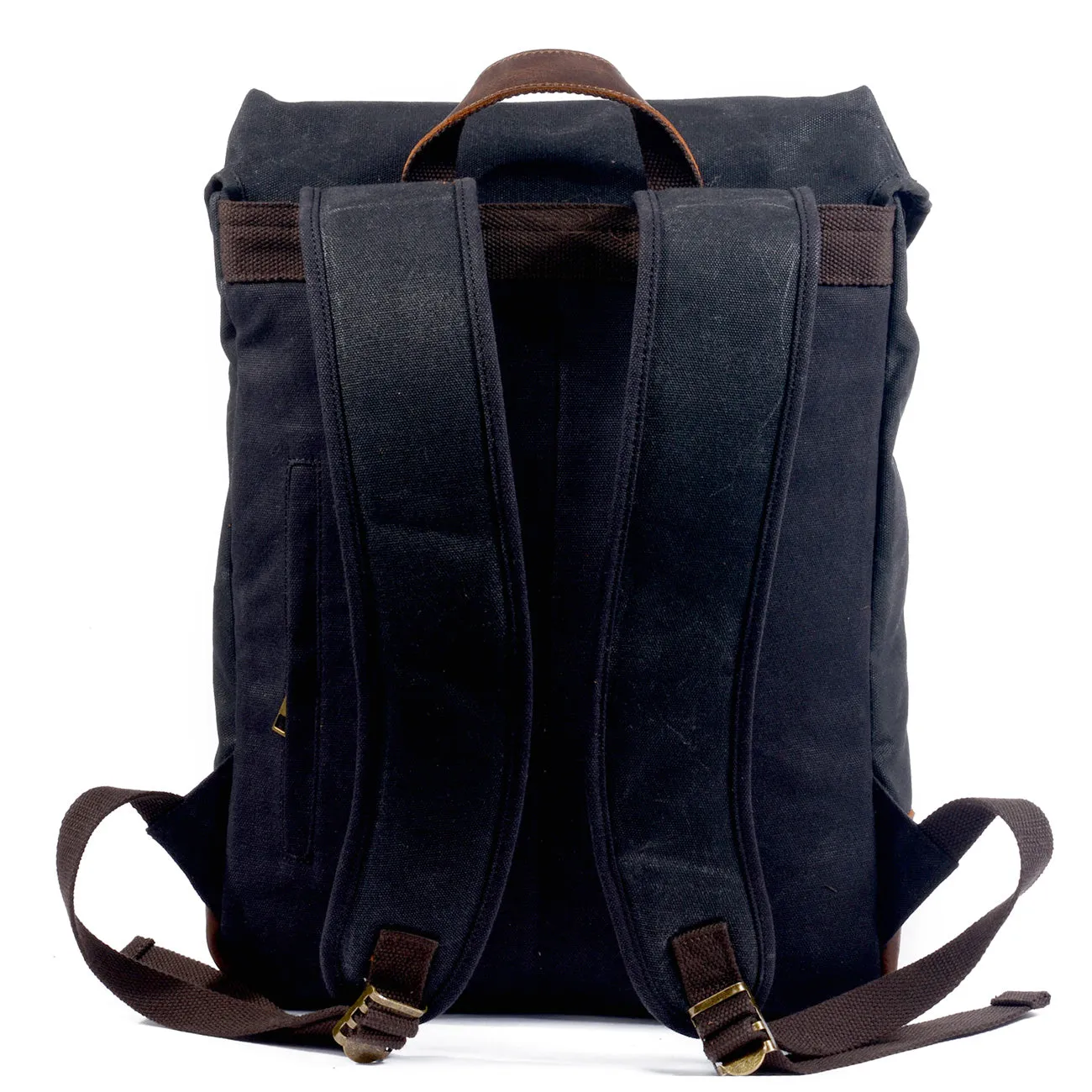 Classic Wax Canvas Backpack for Urban and Outdoor Use