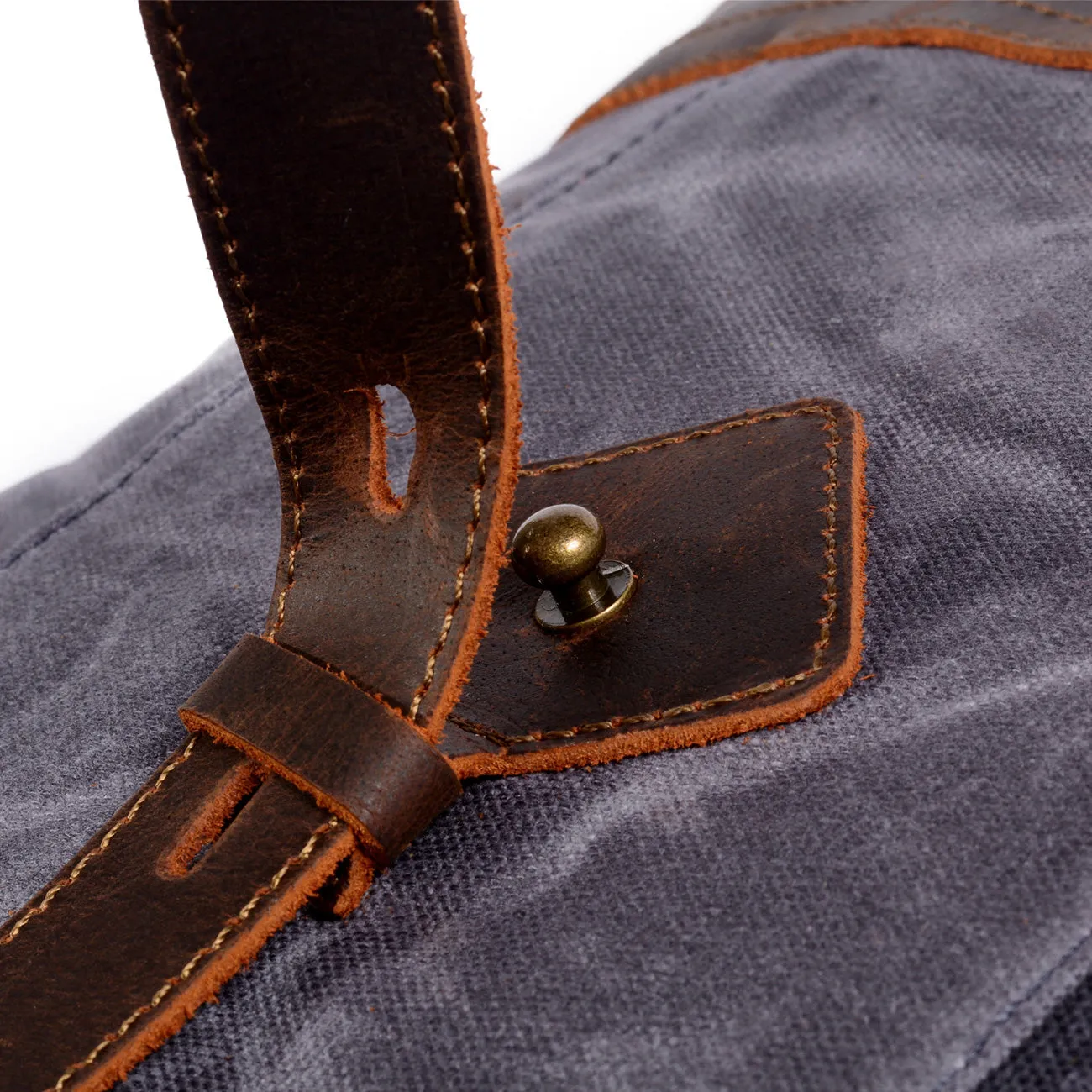 Classic Wax Canvas Backpack for Urban and Outdoor Use