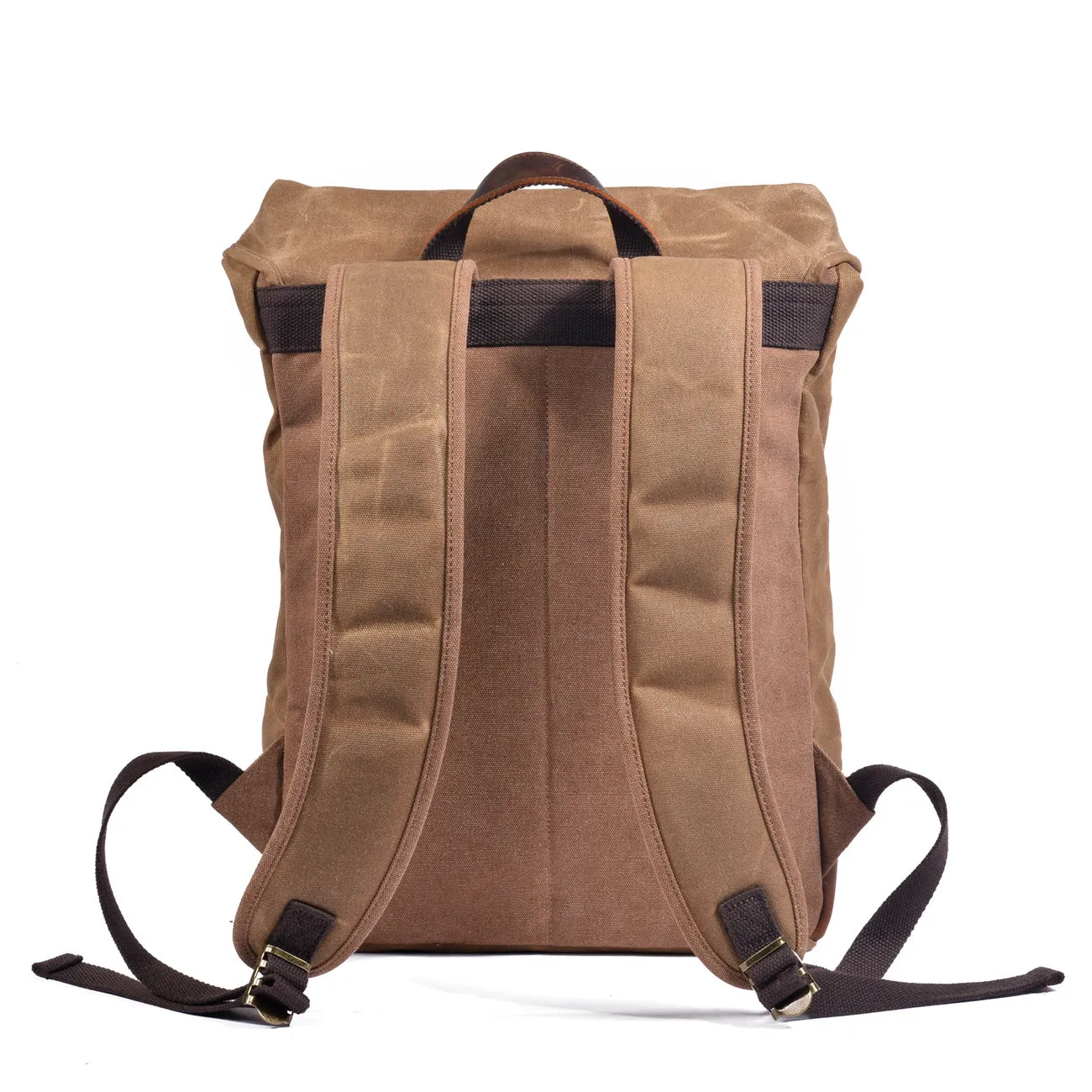 Classic Wax Canvas Backpack for Urban and Outdoor Use