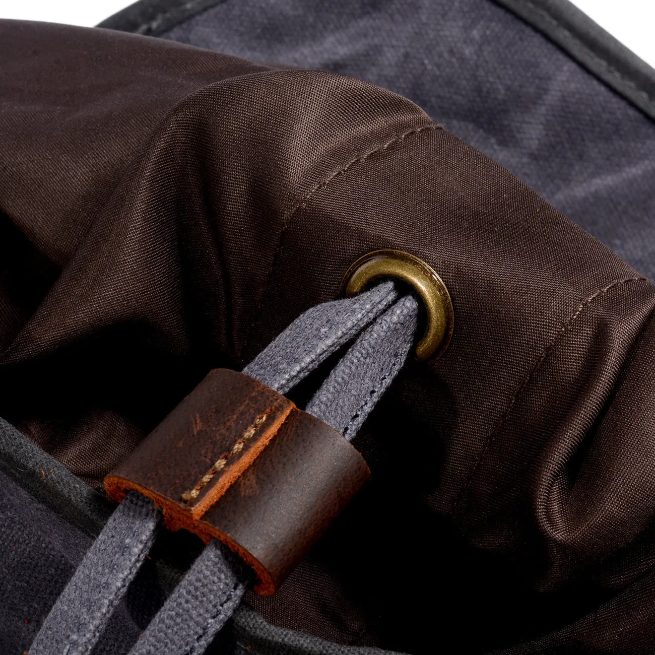 Classic Wax Canvas Backpack for Urban and Outdoor Use