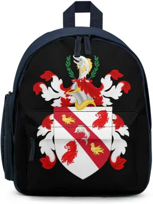 Coat of Arms of Benjamin Franklin Travel Backpack Water Resistant Luggage Daypack Business Weekender Bag for Men Women
