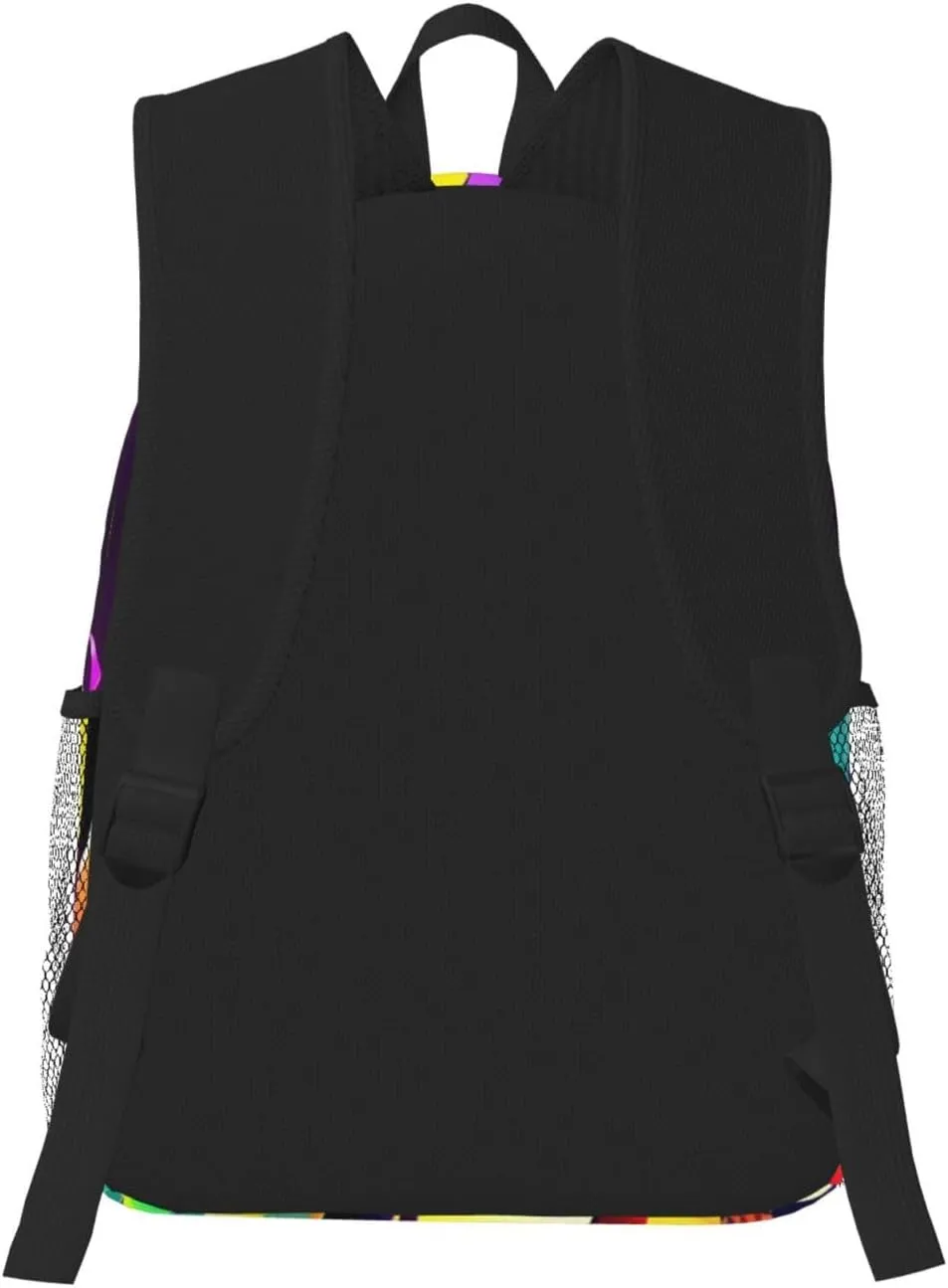 Colorful Musical Notes Print Comfortable Backpack,Your Essential Casual Travel Bag For Outdoor Adventures, SB-122