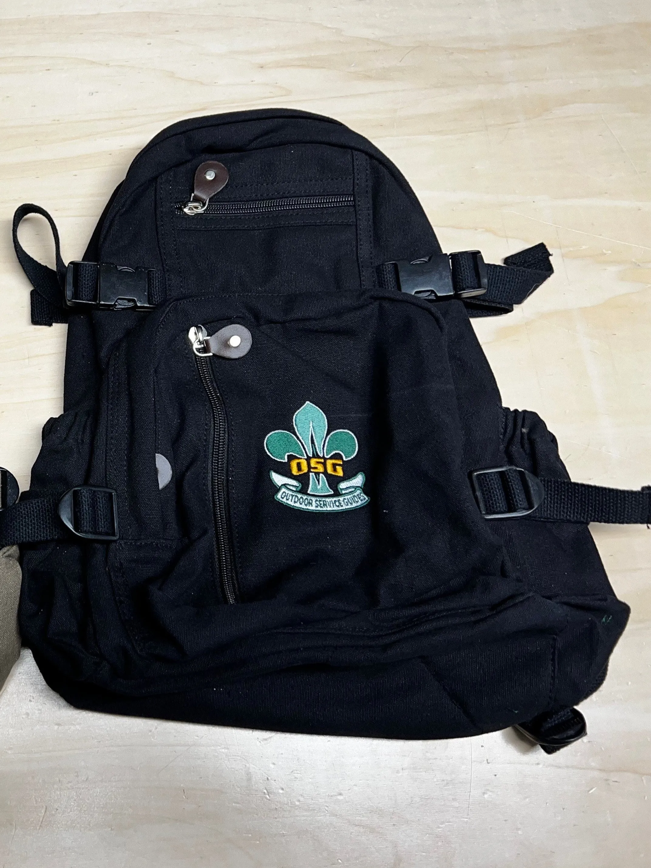 Compact Backpack, Vintage Canvas w/ OSG Logo