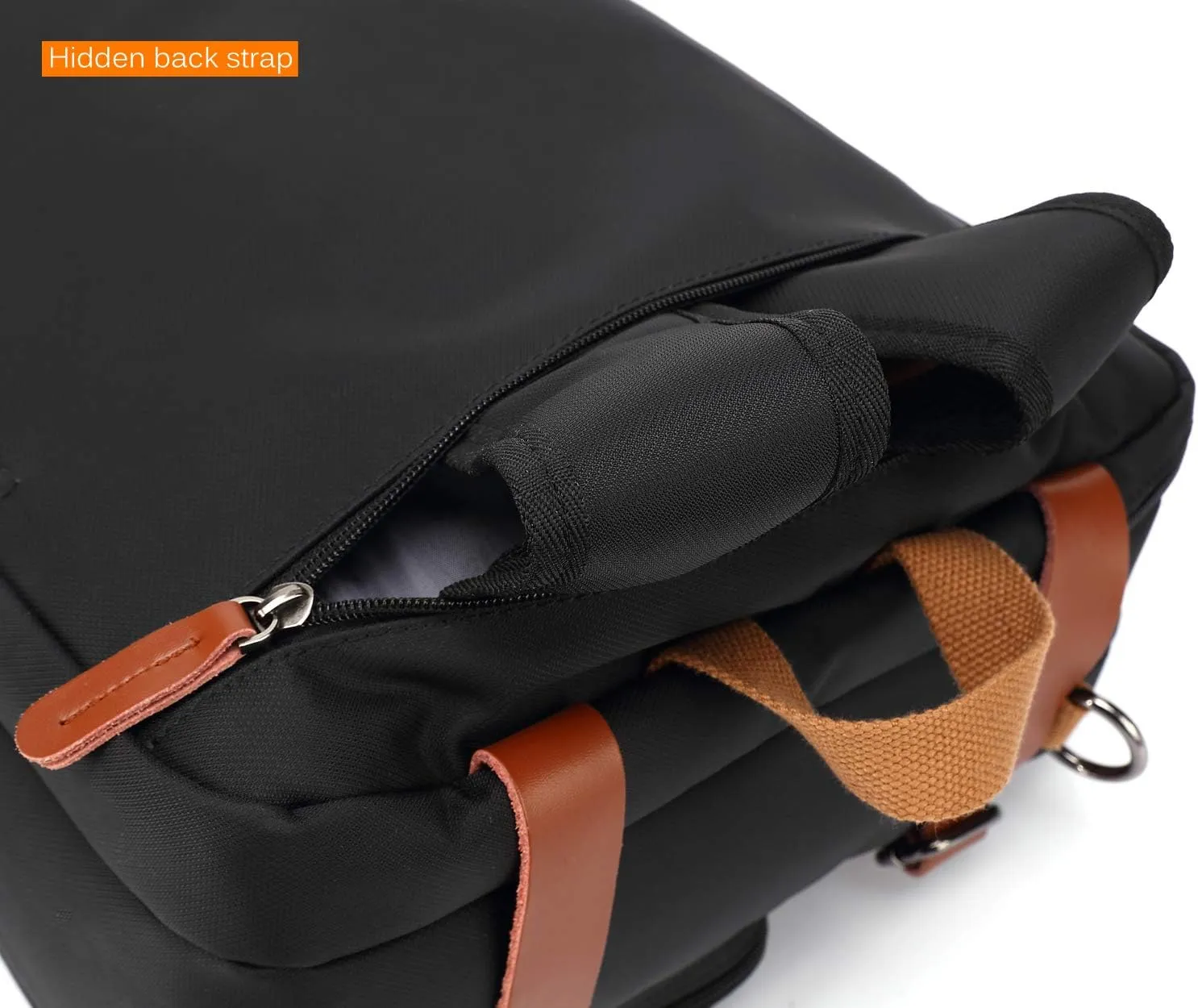 Convertible Backpack Messenger Shoulder bag Laptop Case Handbag Business Briefcase Multi-functional Travel Rucksack Fits 15.6 Inch Laptop For Men/Women (Grey)