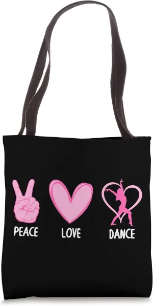 Cool Dance Art For Girls Women Dancing Lover Lyrical Dancer Tote Bag