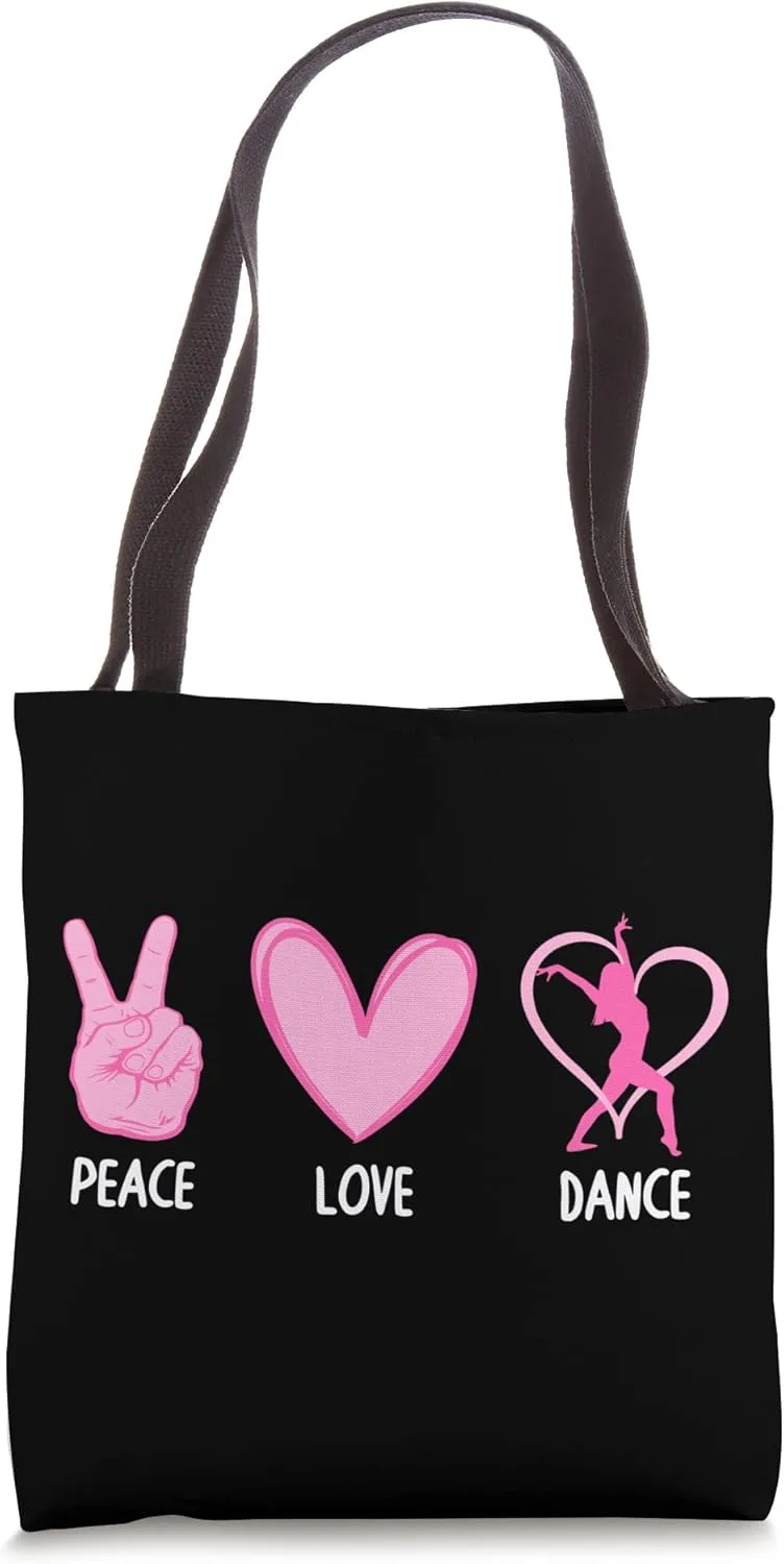 Cool Dance Art For Girls Women Dancing Lover Lyrical Dancer Tote Bag