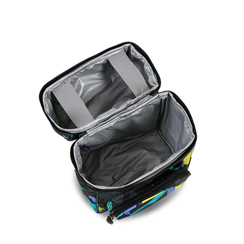 Corey Lunch Bag in Cubes