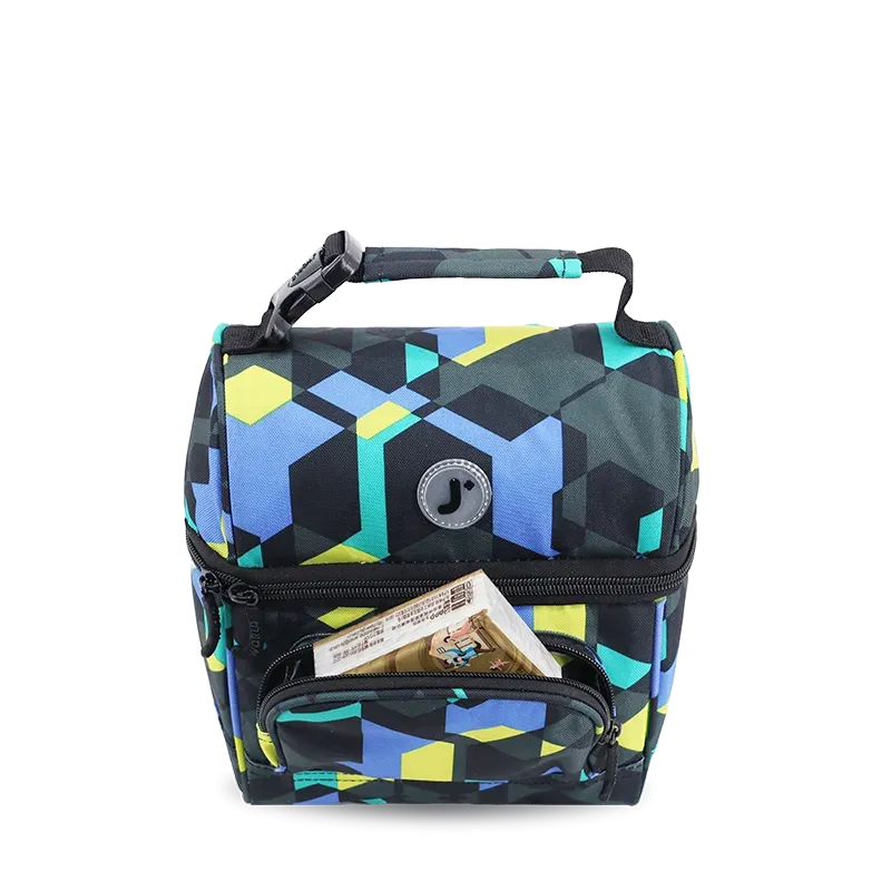Corey Lunch Bag in Cubes