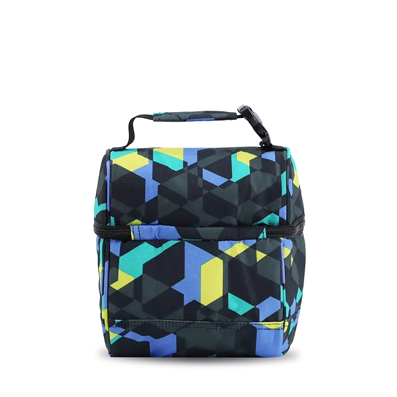 Corey Lunch Bag in Cubes