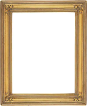 Creative Mark Museum Collection Gothic Ornate Picture Frame - 9x12, Gold - Closed Corner High-End Antique Style Frames for Canvas Paintings, Open Back, No Glass or Backing