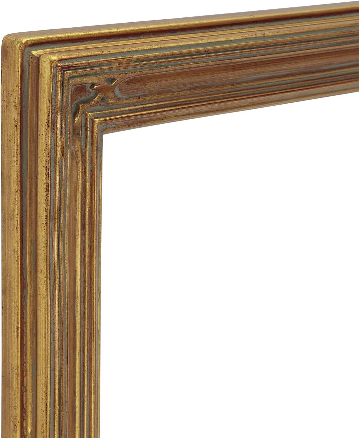 Creative Mark Museum Collection Gothic Ornate Picture Frame - 9x12, Gold - Closed Corner High-End Antique Style Frames for Canvas Paintings, Open Back, No Glass or Backing