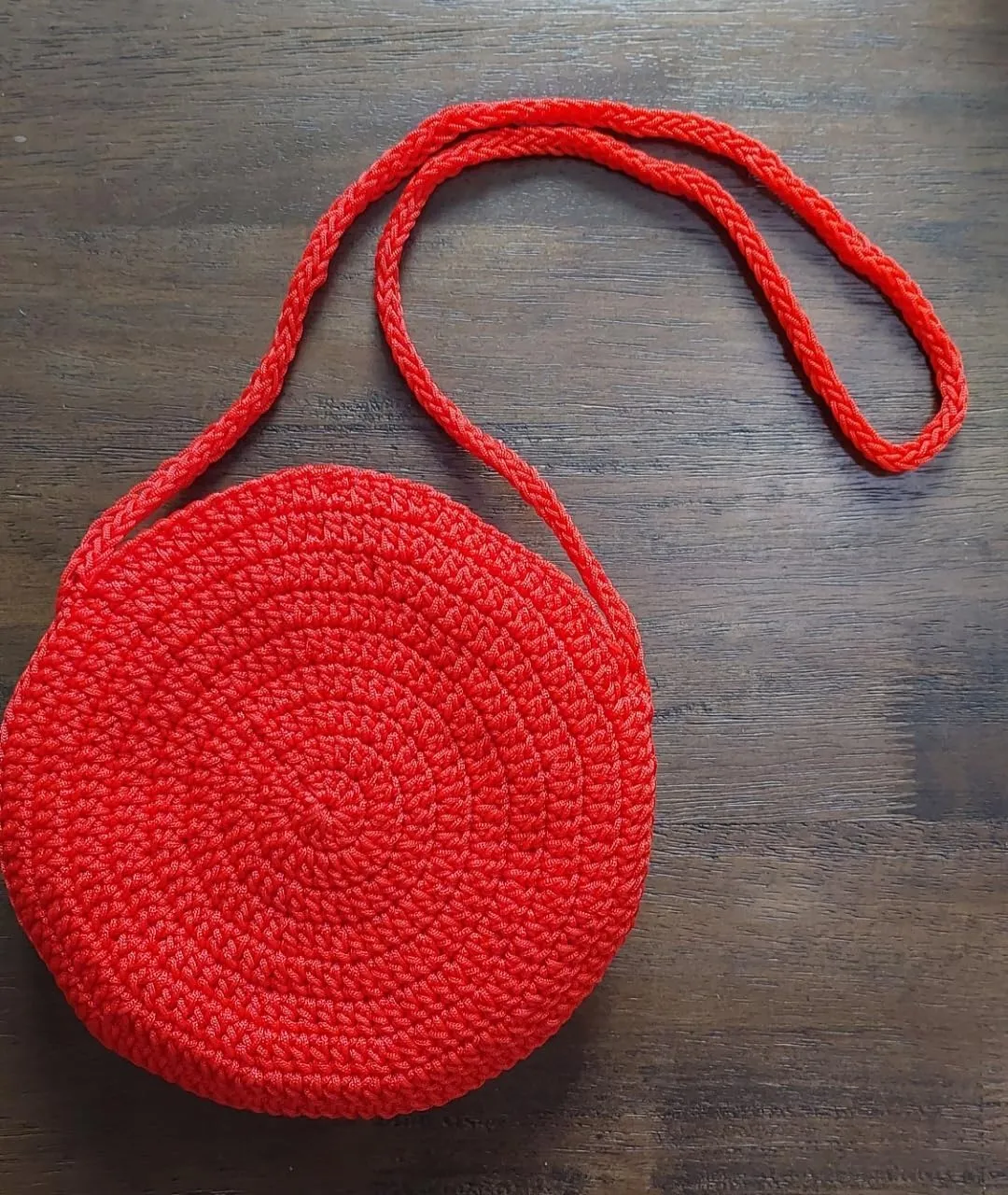 Crochet Handbag with Rose Design, For Women, Single Shoulder