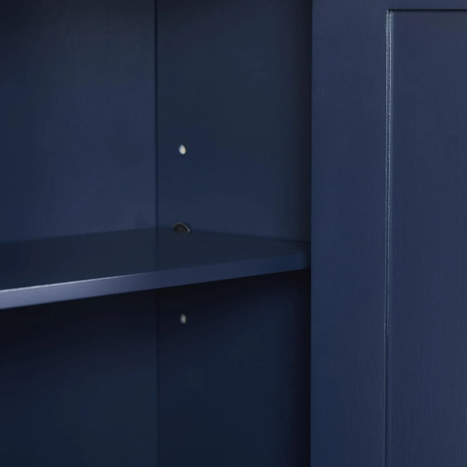Crosley Furniture Savannah Wall Mounted Bathroom Storage Medicine Cabinet with Shelves, Navy