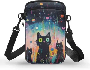Crossbody Bag Sling Phone Wallet Purse Handbags for Women Men Travel