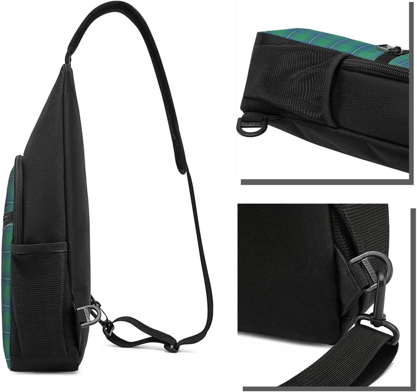 Crossbody Sling Backpack Irvine Ancient Tartan Shoulder Chest Bag Daypack for Traveling Sport