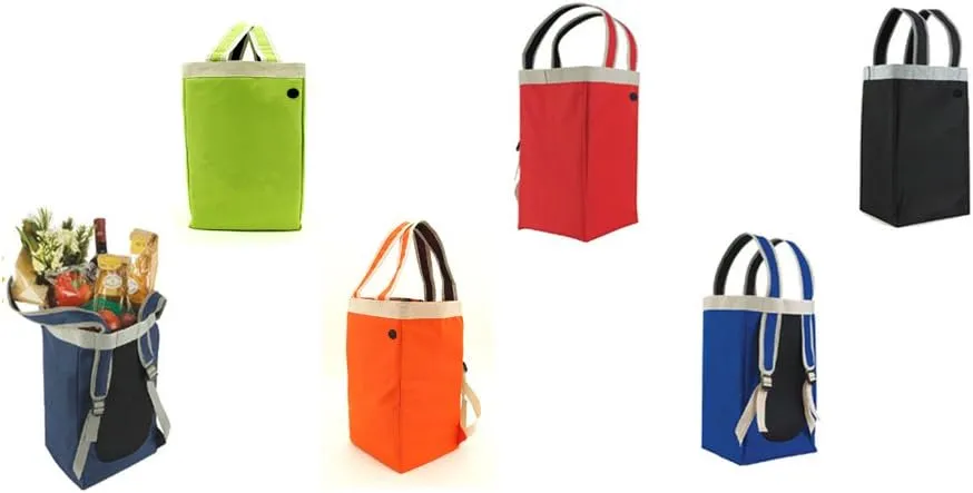 Crossover Tote&Backpack/Shoulder Tote Bag/Multifunction Backpack (Blue)