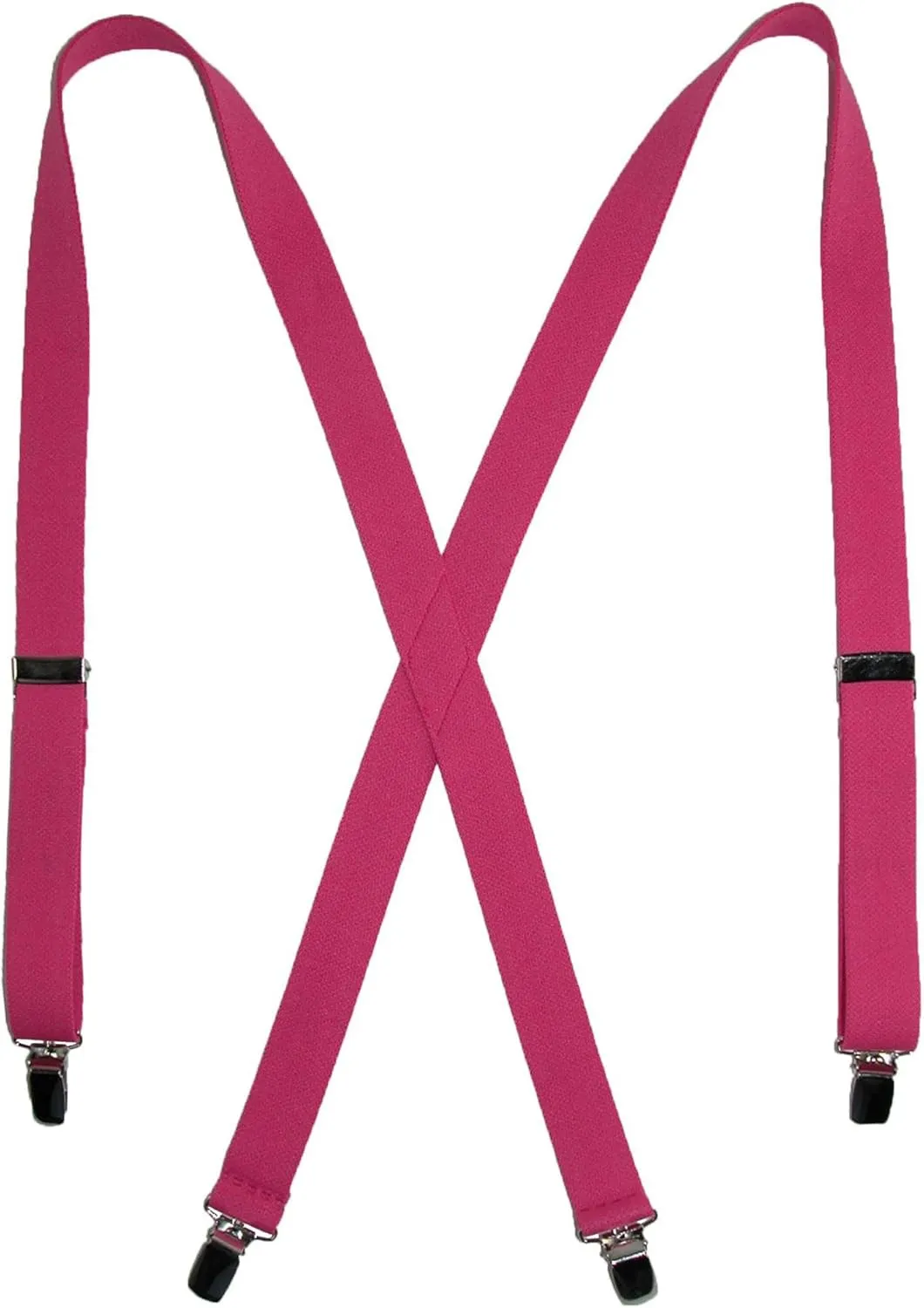 CTM® Women's Elastic Clip-End 1 Inch Basic Suspenders