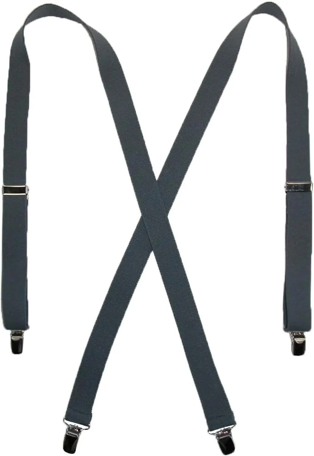 CTM® Women's Elastic Clip-End 1 Inch Basic Suspenders