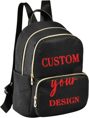 Custom Backpack for Women Light Weight Small Backpack Purses Daily Backpack for Travel Lightweight Daypack for Work Daily Party (Medium Pattren 1)