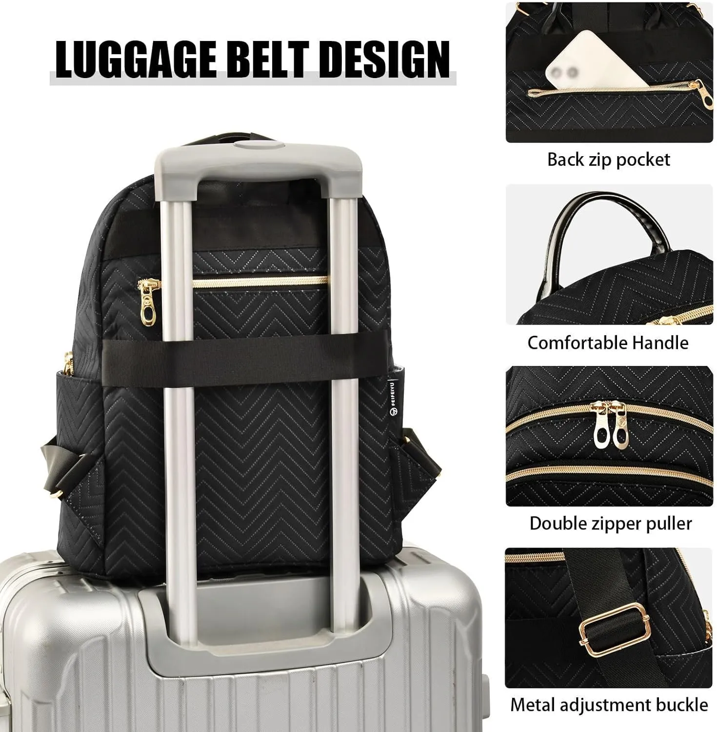 Custom Backpack for Women Light Weight Small Backpack Purses Daily Backpack for Travel Lightweight Daypack for Work Daily Party (Medium Pattren 1)