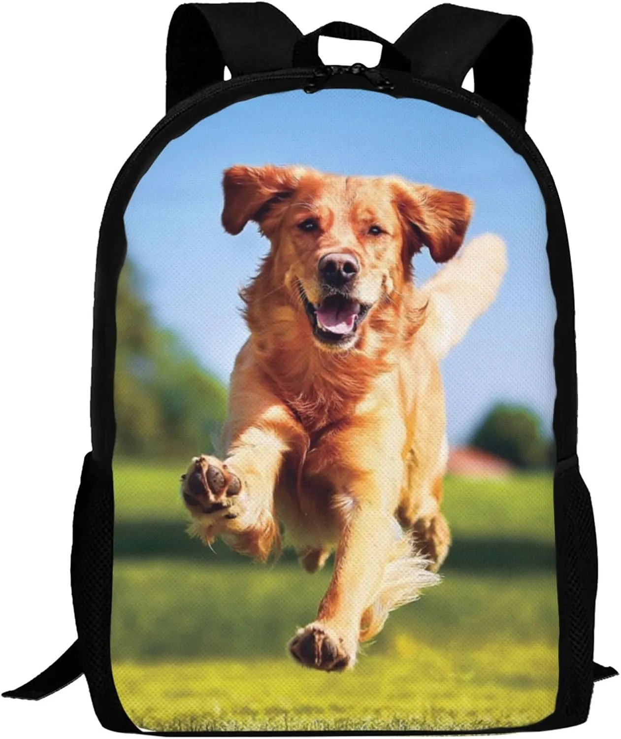 Custom Backpack, Personalized Backpack with Photo Text Name, Customized Large Capacity Casual Cute Backpack for Work Hiking Camping Travel, Style 1