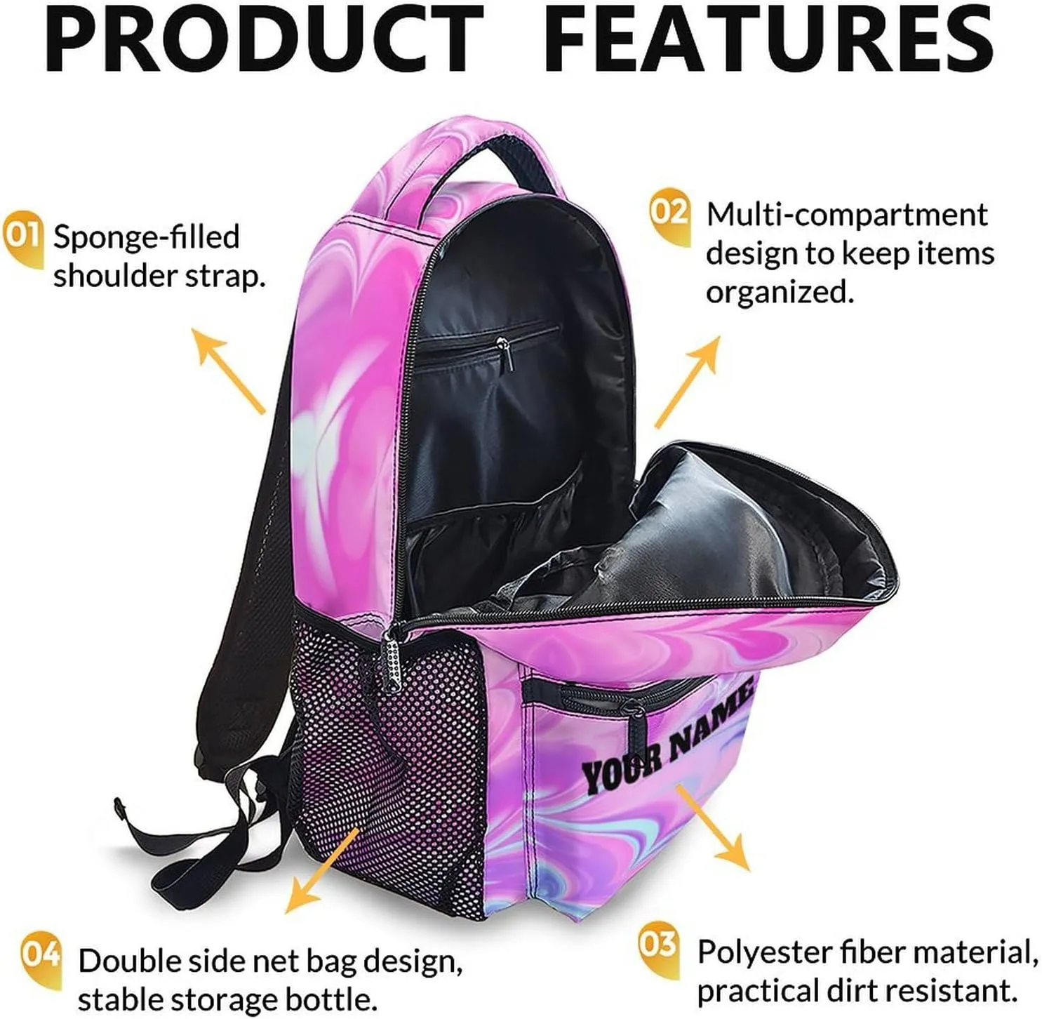Custom Basketball Backpack for Student, Printed Bookbag with Name for Kindergarten Students, Kids Back to School Gift, Fashion Customized Casual Book Bag for Boys Girls