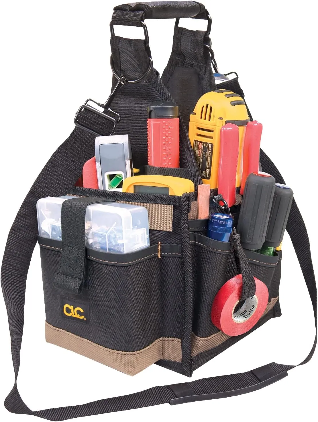 Custom Leathercraft 1526 25 Pocket Electrical and Maintenance Tool Carrier