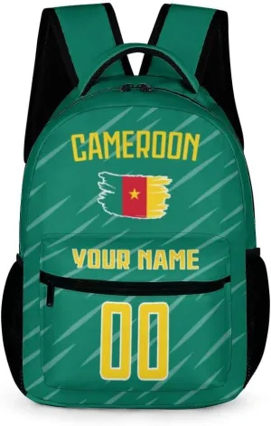 Custom Soccer National Team Backpack Personalized Youth Travel Bag High Capacity Fans Children Gifts for Boys & Girls