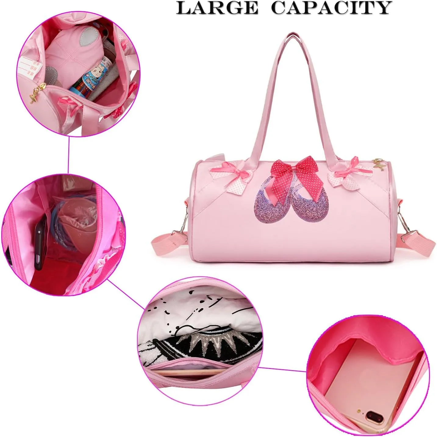 Cute Ballet Dance Backpack - Tutu Dress Dance Bag for Girls