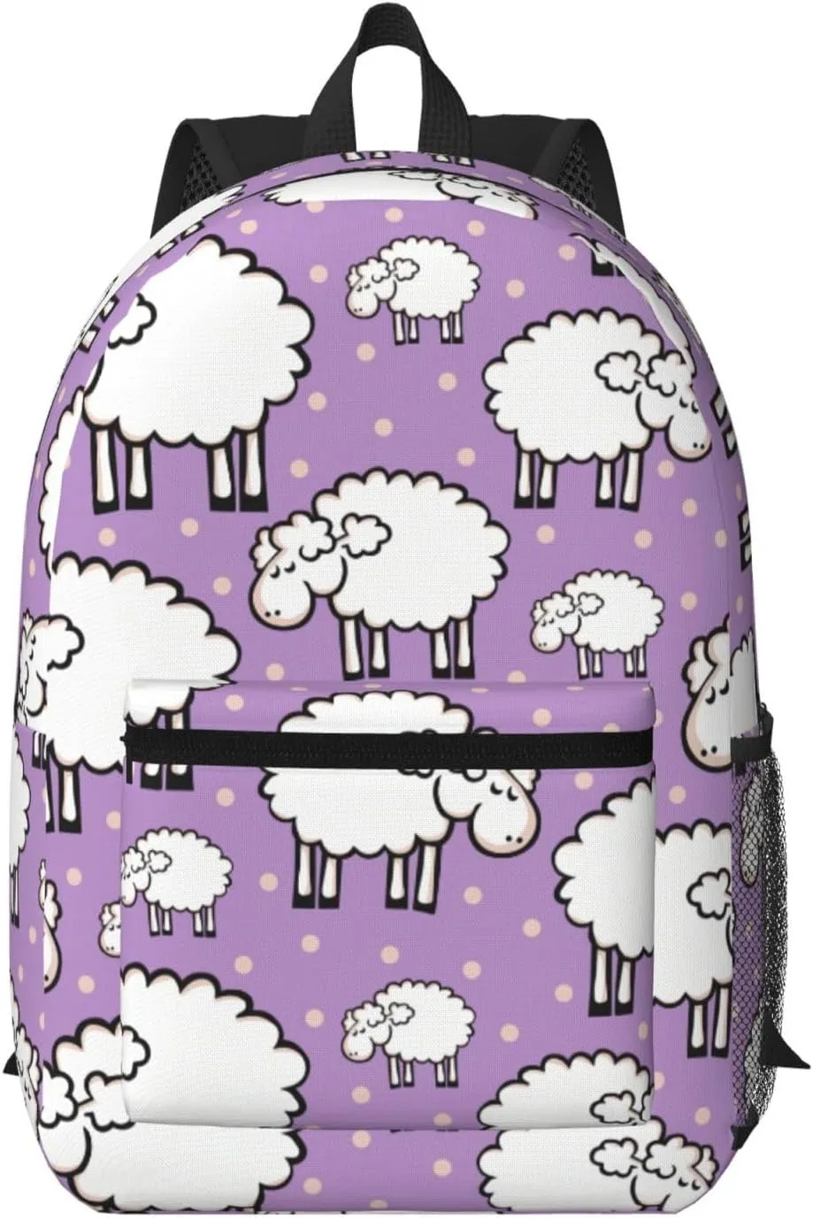 Cute Cartoon Sheep Pattern Backpack for Worker Business Hiking Travel Shoulders Bag Fashion Backpack