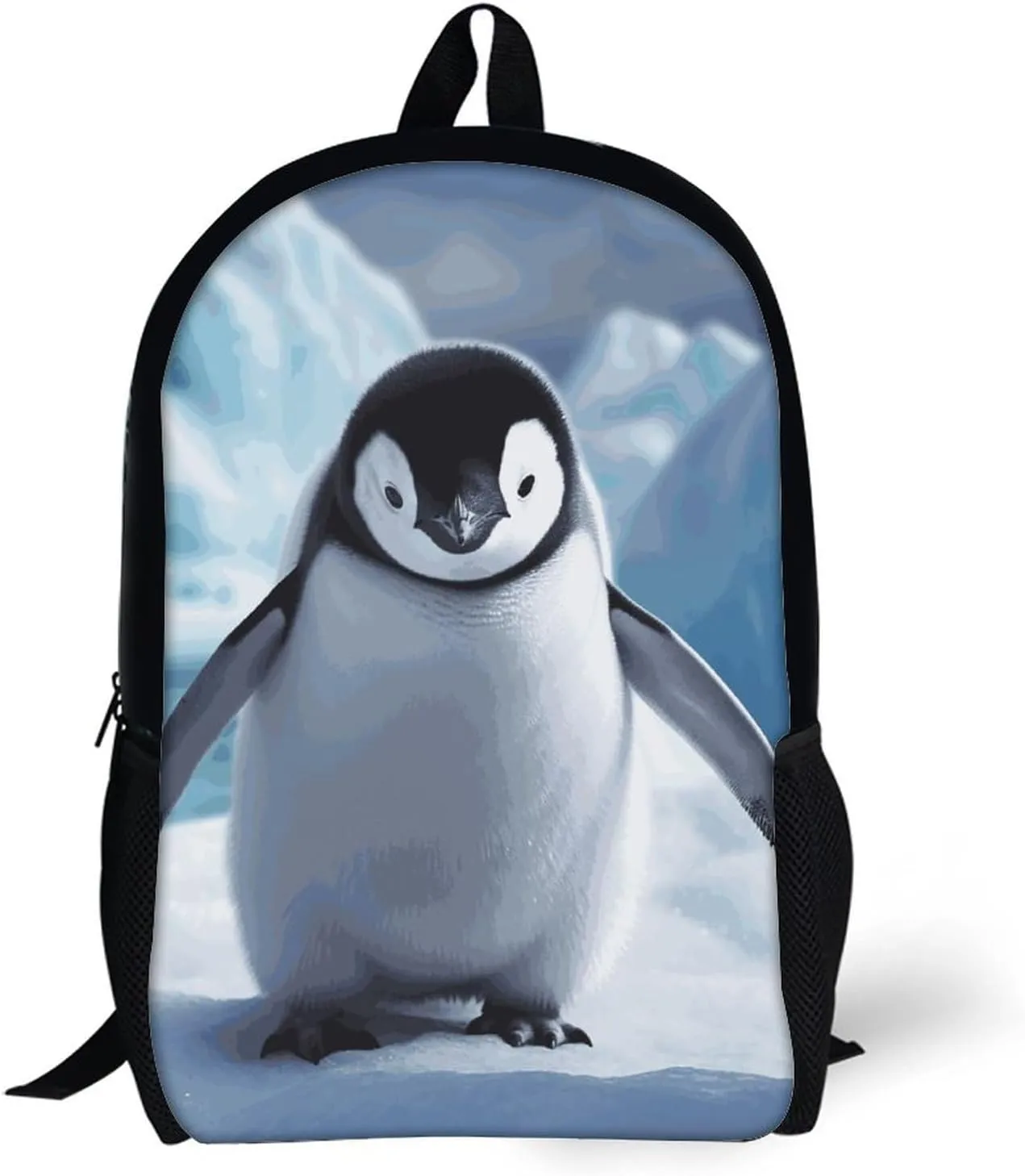 Cute Penguins Backpack, Laptop Backpack for Men, 17 Inch Travel Hiking Daypack, Casual Backpack