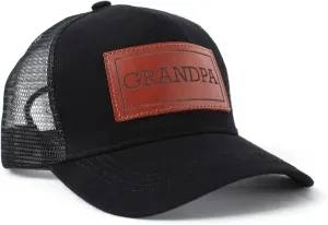 Dad Hat Gift for Father's Day - New Grandpa Gift Trucker Hat for Dad Golf Hat with Custom Leather Patch