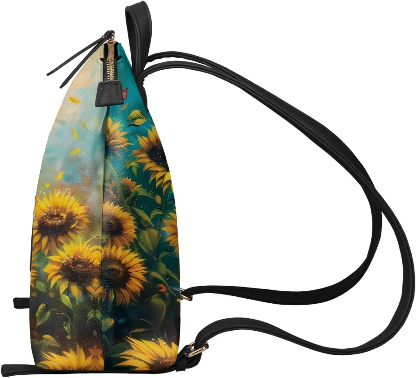 Daisy Print Backpack Purse for Women Anti Theft Travel Bag Hummingbirds Fashion Backpack Casual Shoulder Bag