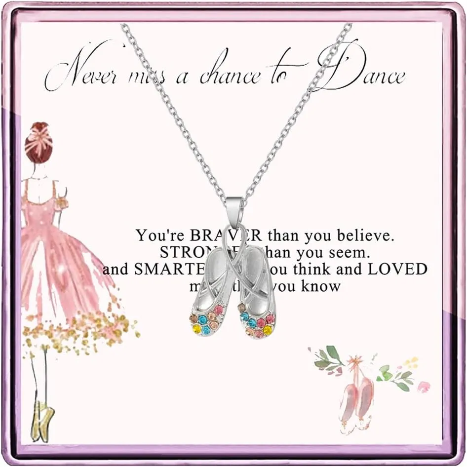 Dance Necklace Dance Performance Gifts Ballet Gifts Dancer Gifts Ballerina Jewelry Dance Performance Gifts Recital Gifts
