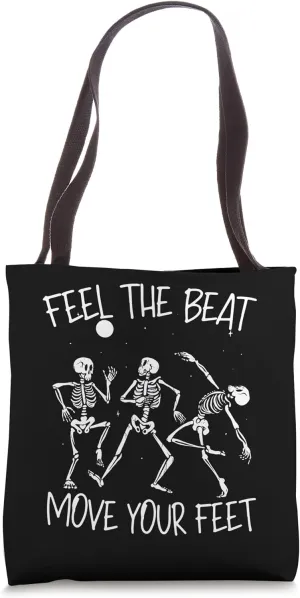 Dancing Skeletons Nightlife & Music Rhythm Tote Bag