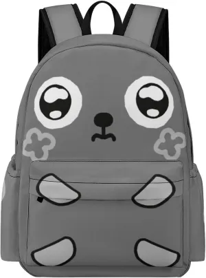 Dandy's World Backpack 16.5 Inch Single Compartment Double Shoulder Cartoon Cute Travel Backpack Lightweight