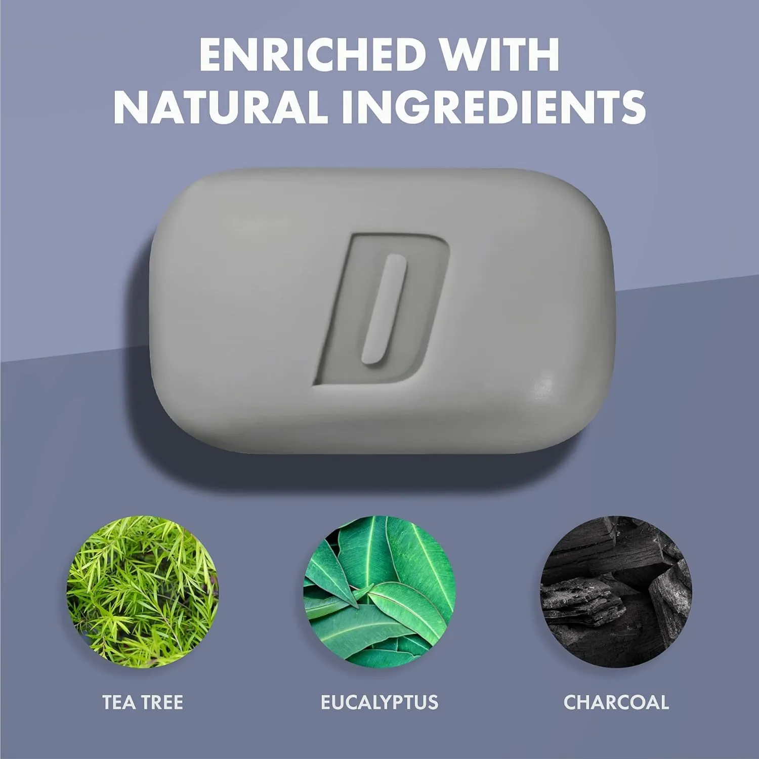 Defense Antifungal Bar Soap | Jock Itch, Ringworm, Athlete's Foot, Skin Fungus | Medicated Anti Fungal Treatment (One Bar with Snap-Tight Case)