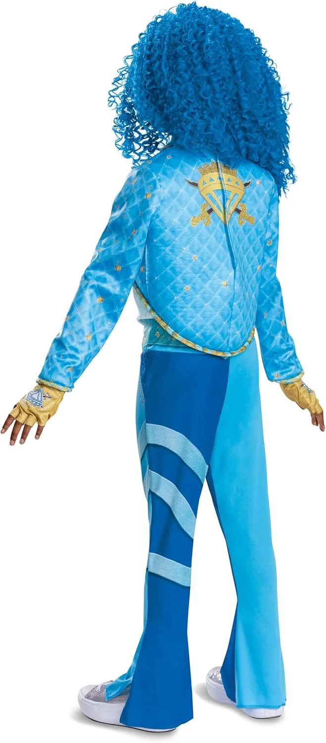 Descendants Chloe Deluxe Costume, Official Disney Descendants The Rise of Red Costume Jumpsuit, Wig not Included